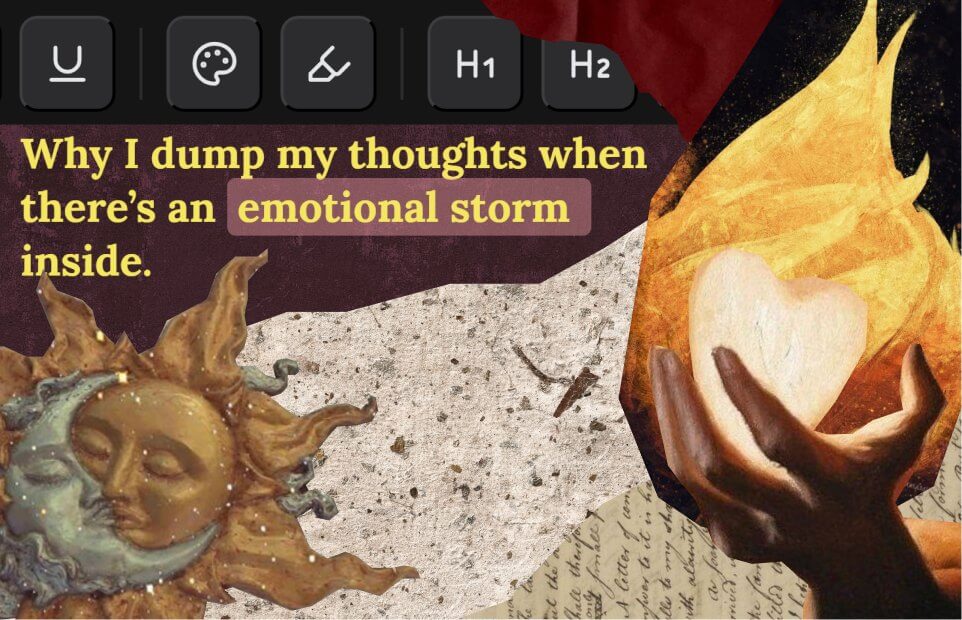 Preview: Why I Unload My Thoughts in an Emotional Storm