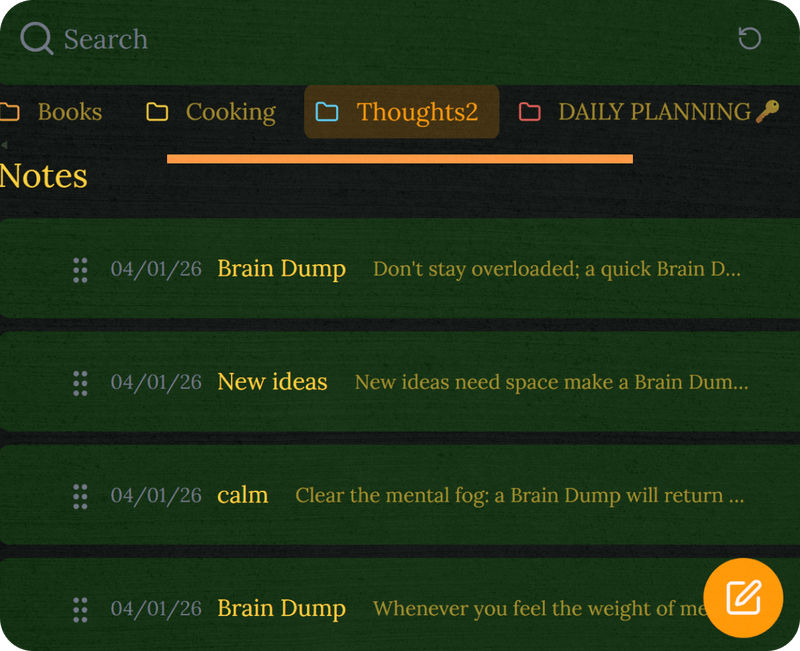 TaskNote pinned as a tab in Chrome